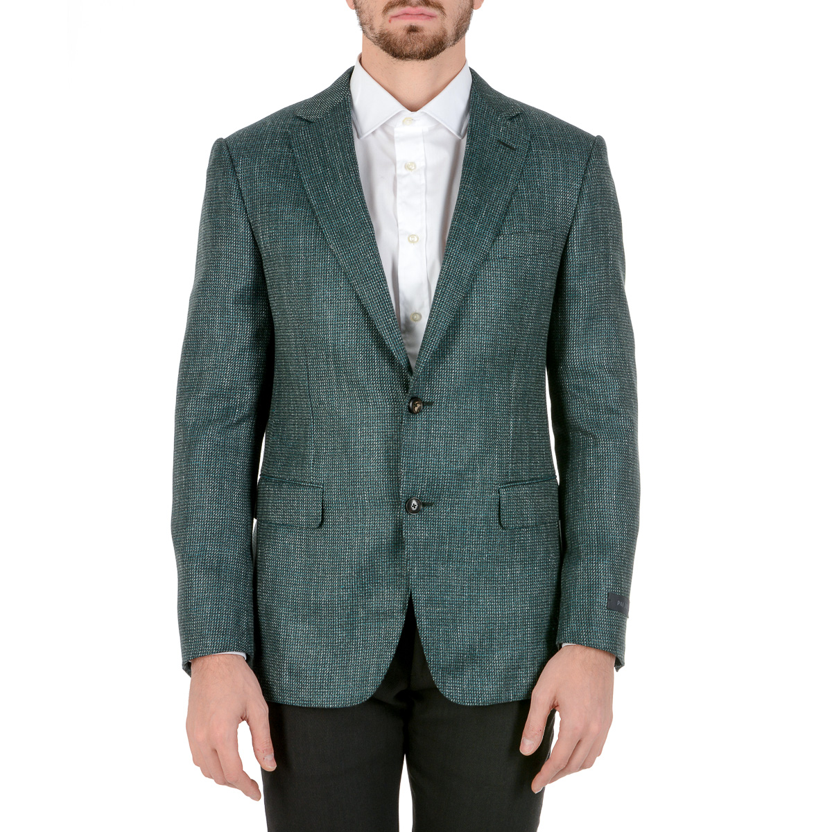 Chaqueta Pal Zileri para hombre de manga larga verde