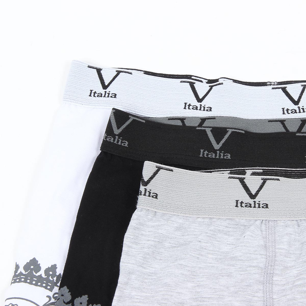 V 1969 Italia - Pack de tres calzoncillos tipo bóxer para hombre