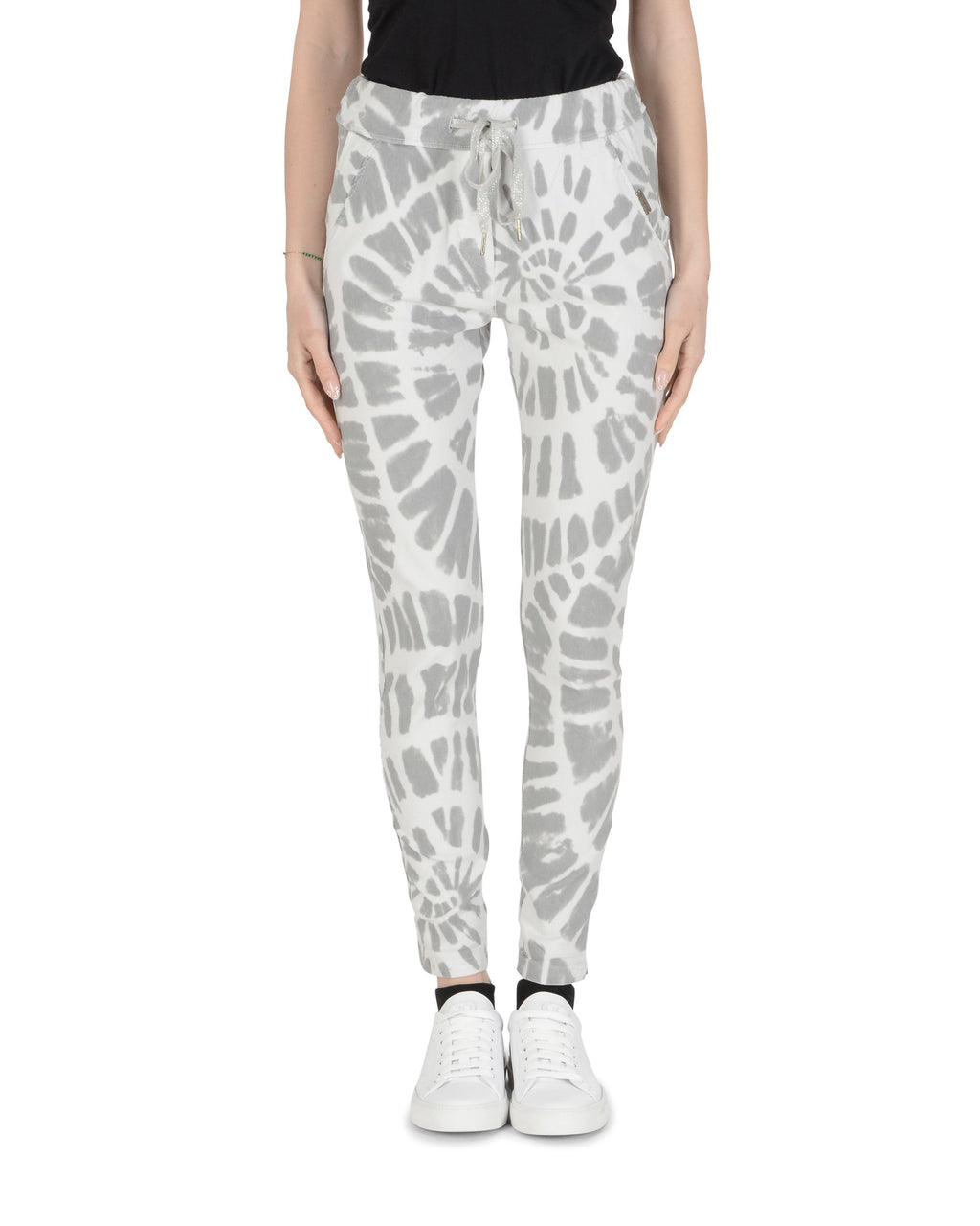 19V69 Italia Pantalones de mujer Gris ESPIRAL GRIS