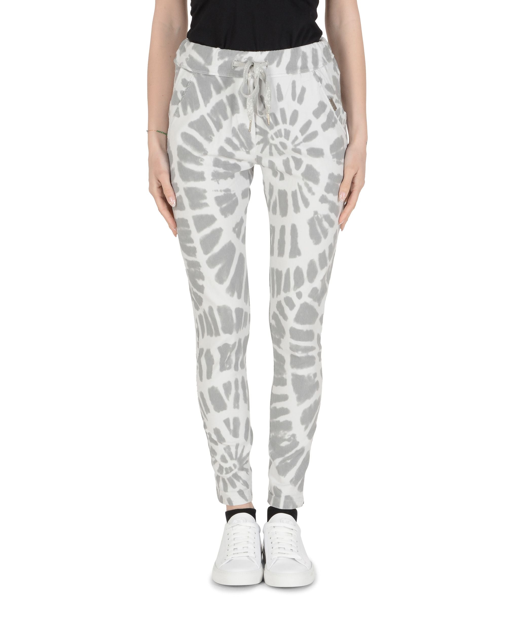 19V69 Italia Pantalones de mujer Gris ESPIRAL GRIS