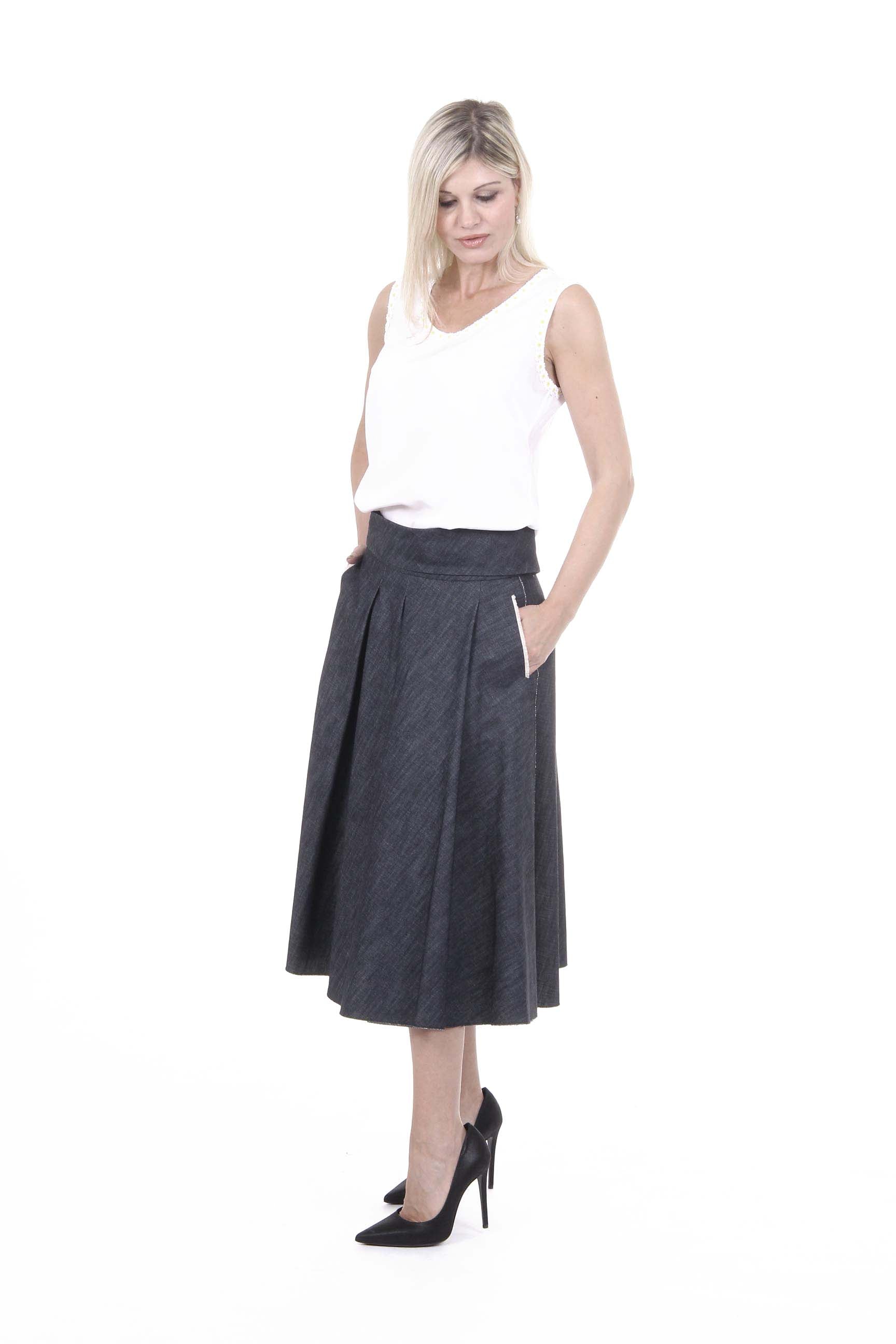 Falda para mujer Bottega Veneta 375132 VZIF0 4030