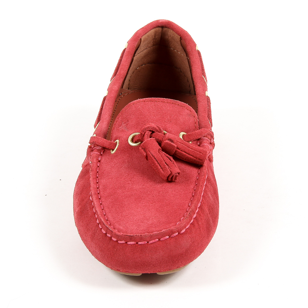 Mocasín Andrew Charles para mujer rojo GIULY