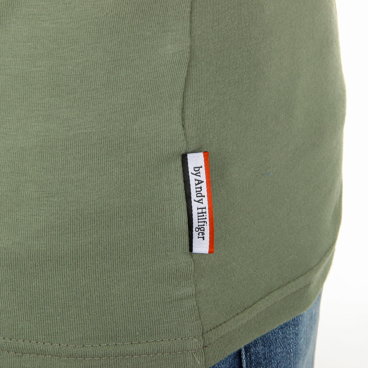 Camiseta Andrew Charles para hombre, manga corta, cuello en V, verde, KENAN