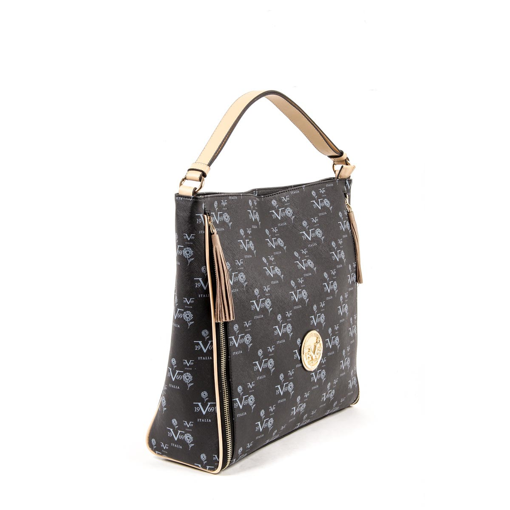 Bolso de mano para mujer V 1969 Italia V1969005 NEGRO