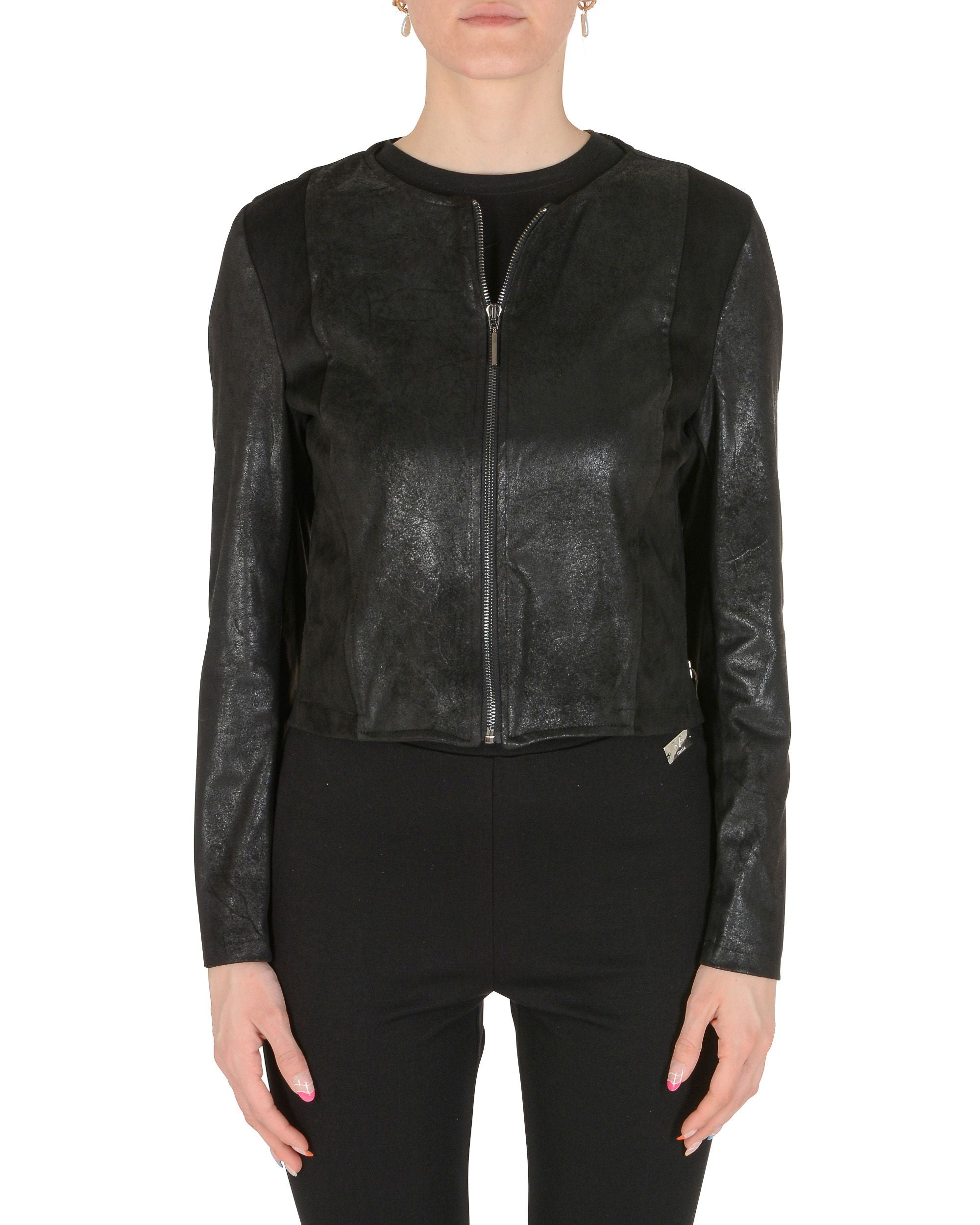 19V69 Italia Chaqueta de mujer negra MAURA BLACK