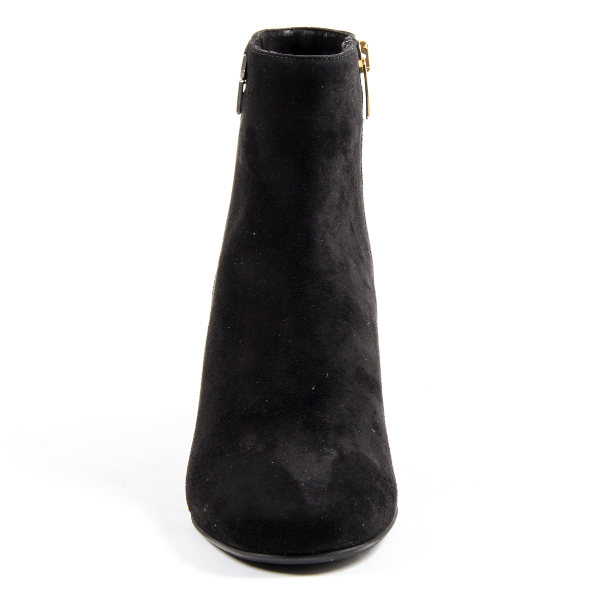 Andrew Charles Womens Heeled Ankle Boot Black DOLLY