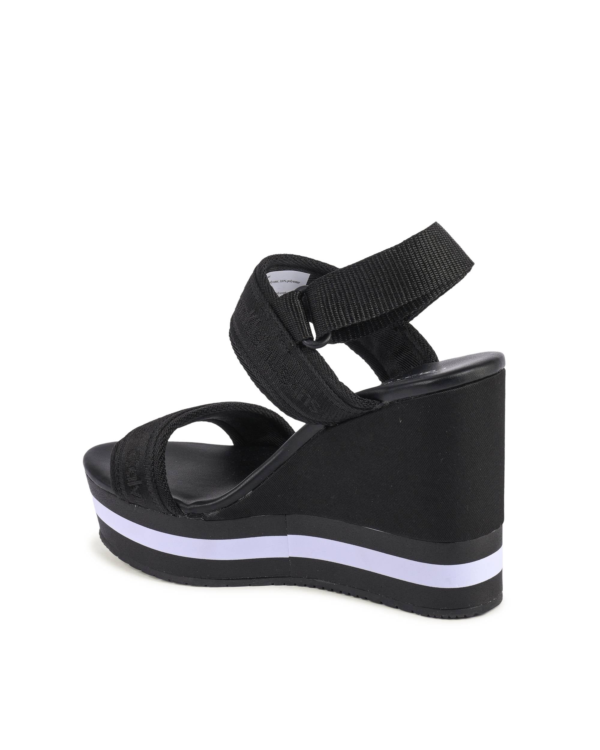 Sandalias Calvin Klein para mujer negras YW0YW00572BDS
