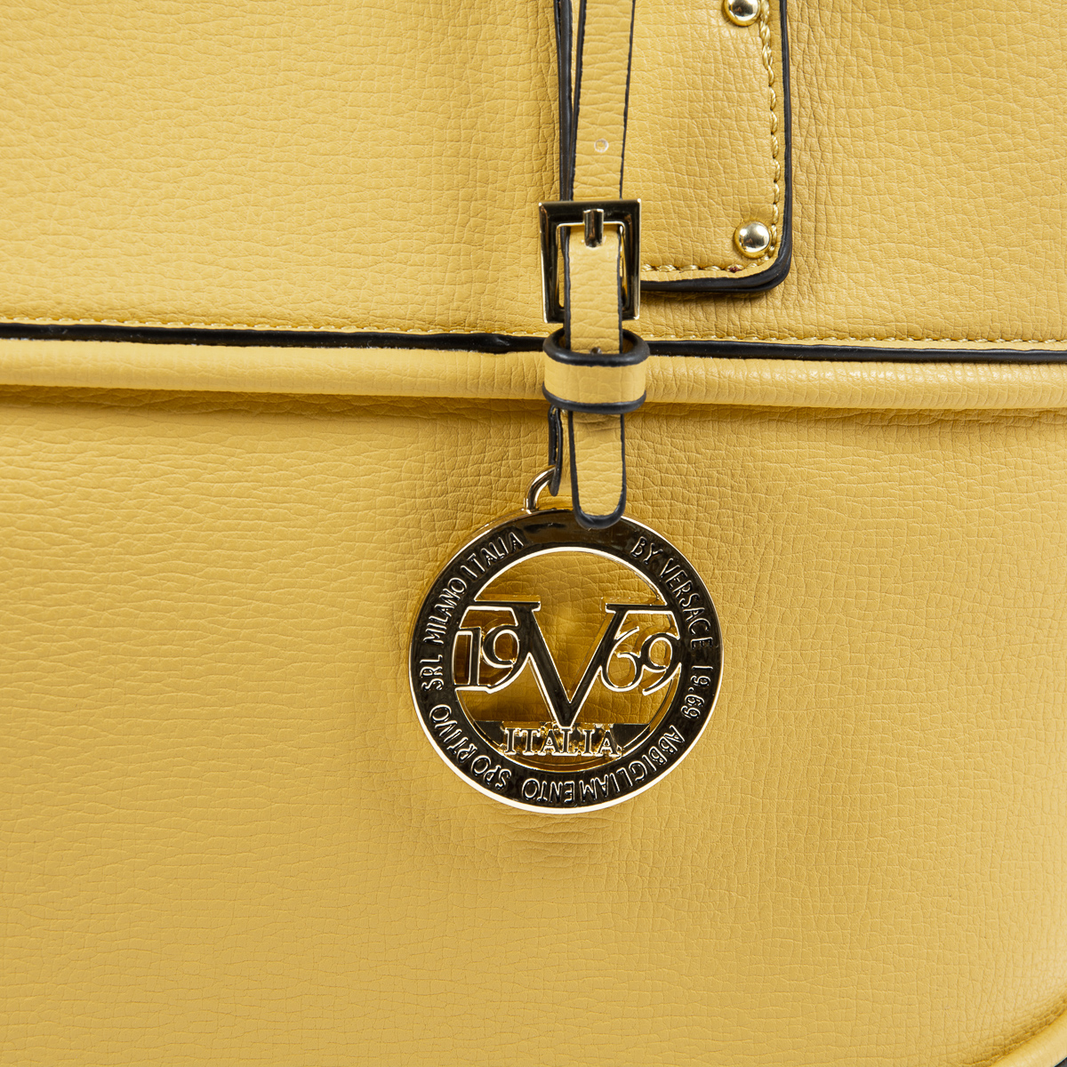 Bolso de mano para mujer V 1969 Italia amarillo SOPHIA