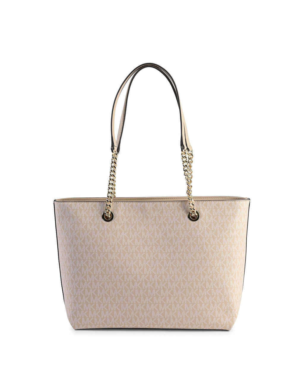 Bolso tote mediano con cadena y cremallera delantera de Michael Kors 35R3GTTT2V BUFF