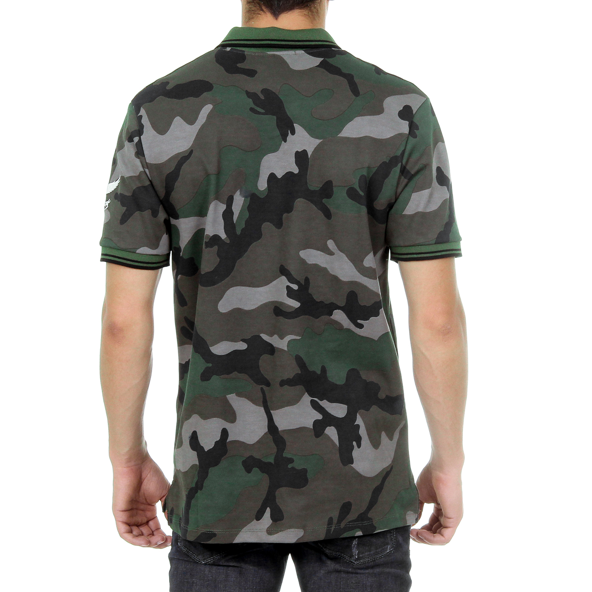 Polo Andrew Charles de manga corta para hombre, multicolor, STEVE