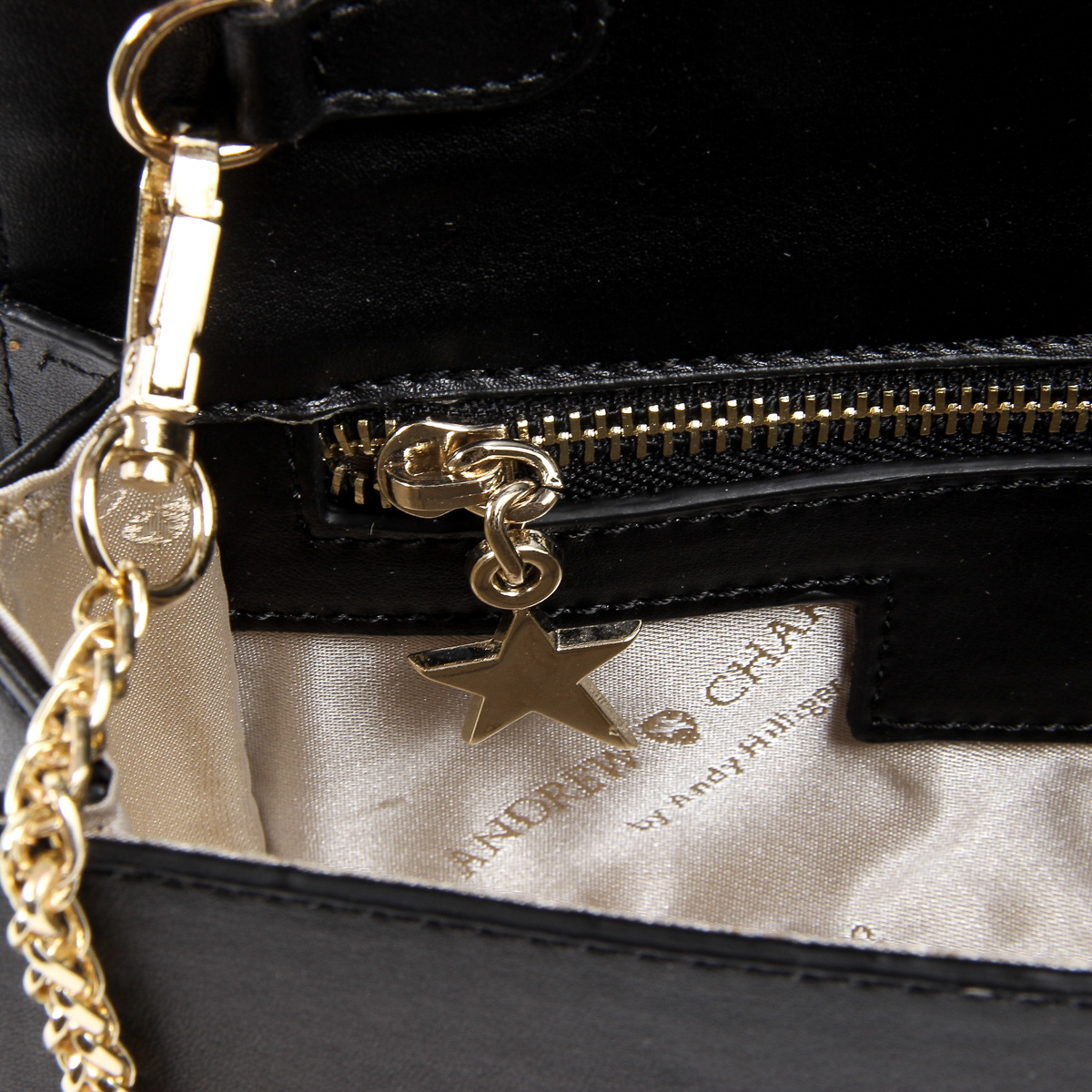 Bolso de mano Andrew Charles para mujer, color negro, PAIGE