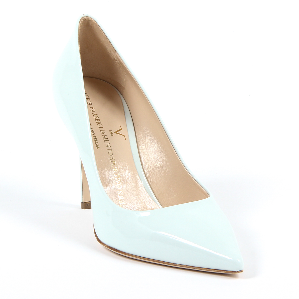 V 1969 Italia Womens Pump Light Blue MINA