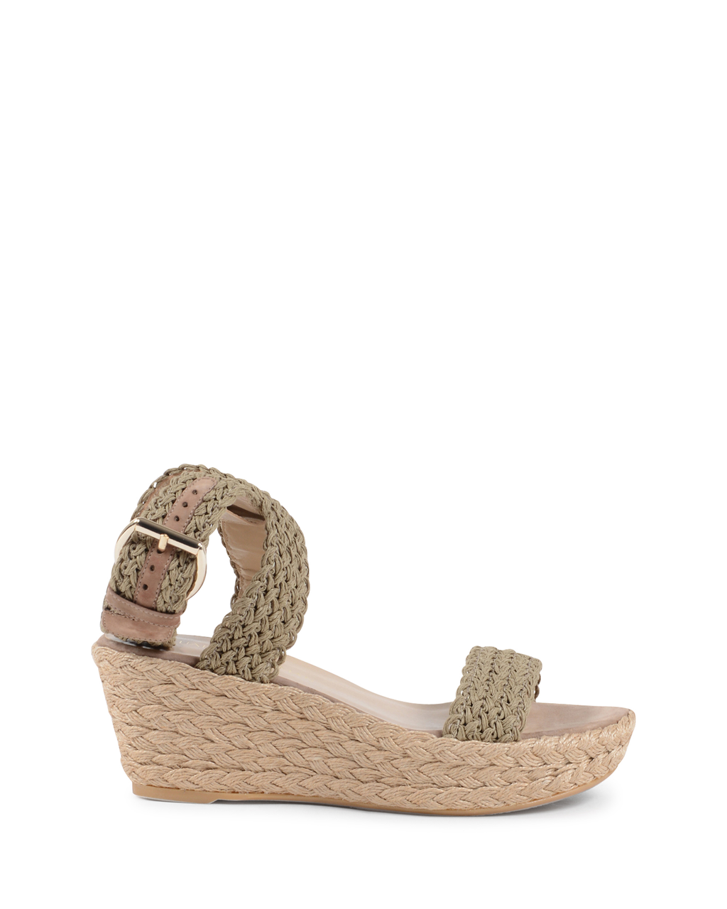 Stuart Weitzman Sandalia de cuña para mujer Verde ALEXLO