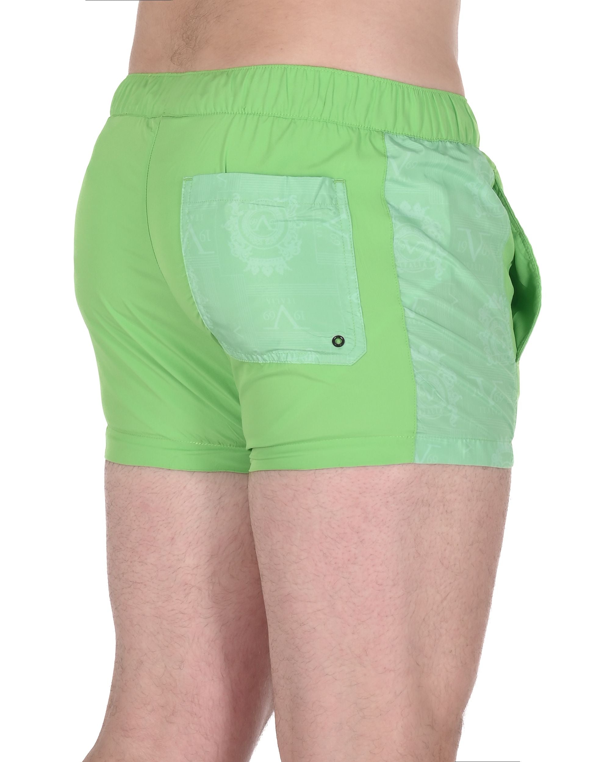 19V69 Italia Mens Swimwear Trunk VSC1MBS03 GREEN