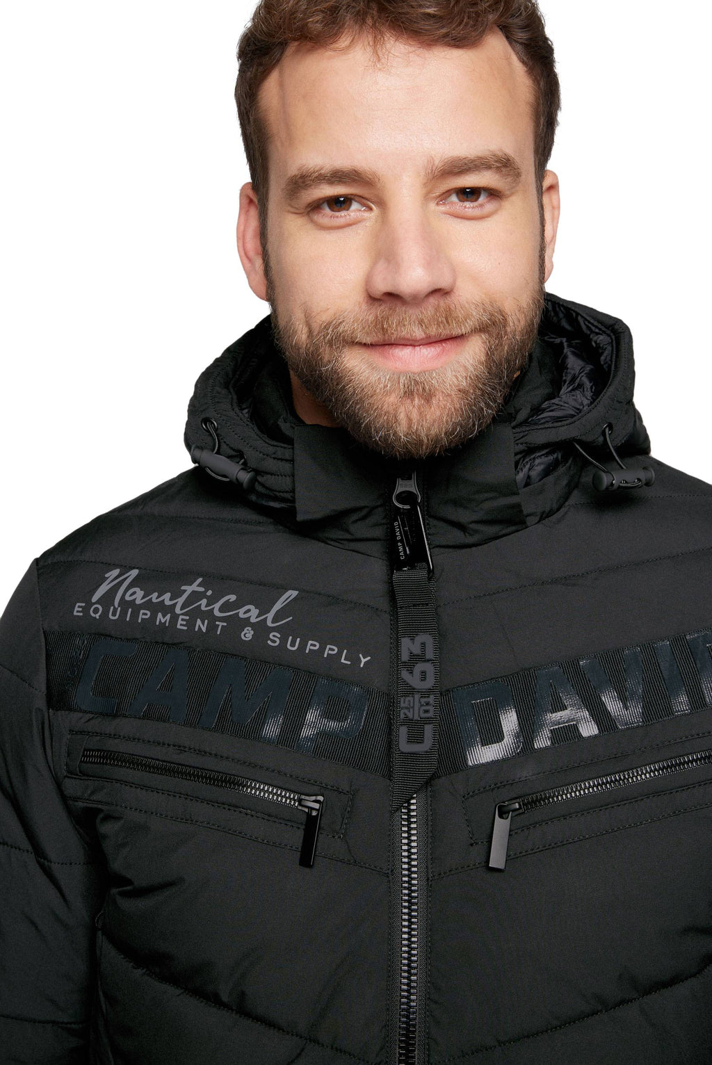 Chaqueta con capucha para hombre Camp David