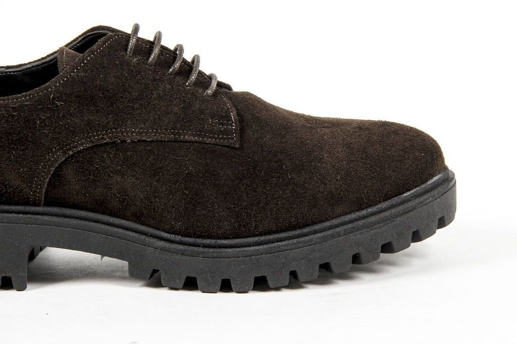 V 1969 Italia Zapato con cordones para mujer C01 CAMOSCIO MORO