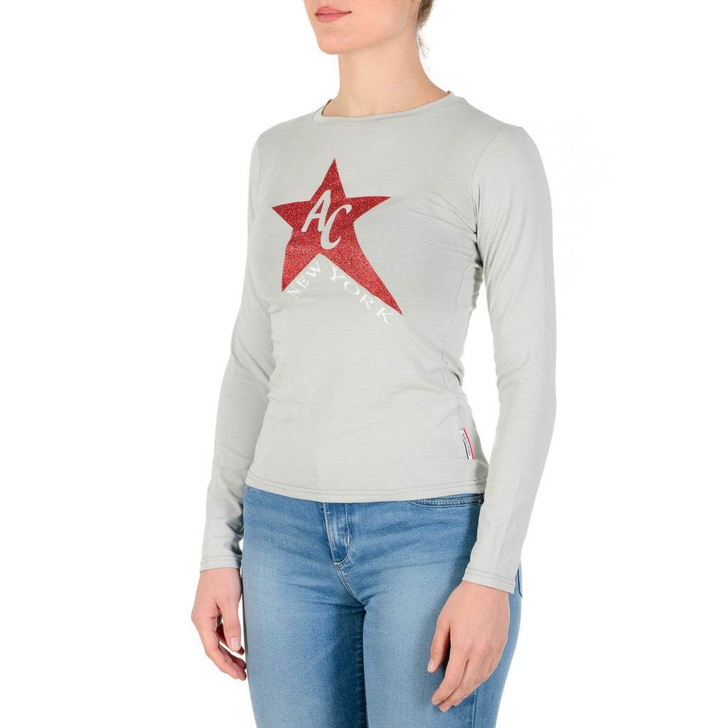 Camiseta de manga larga para mujer Andrew Charles By Andy Hilfiger TS602 031002 FENIX GRIS CLARO S8