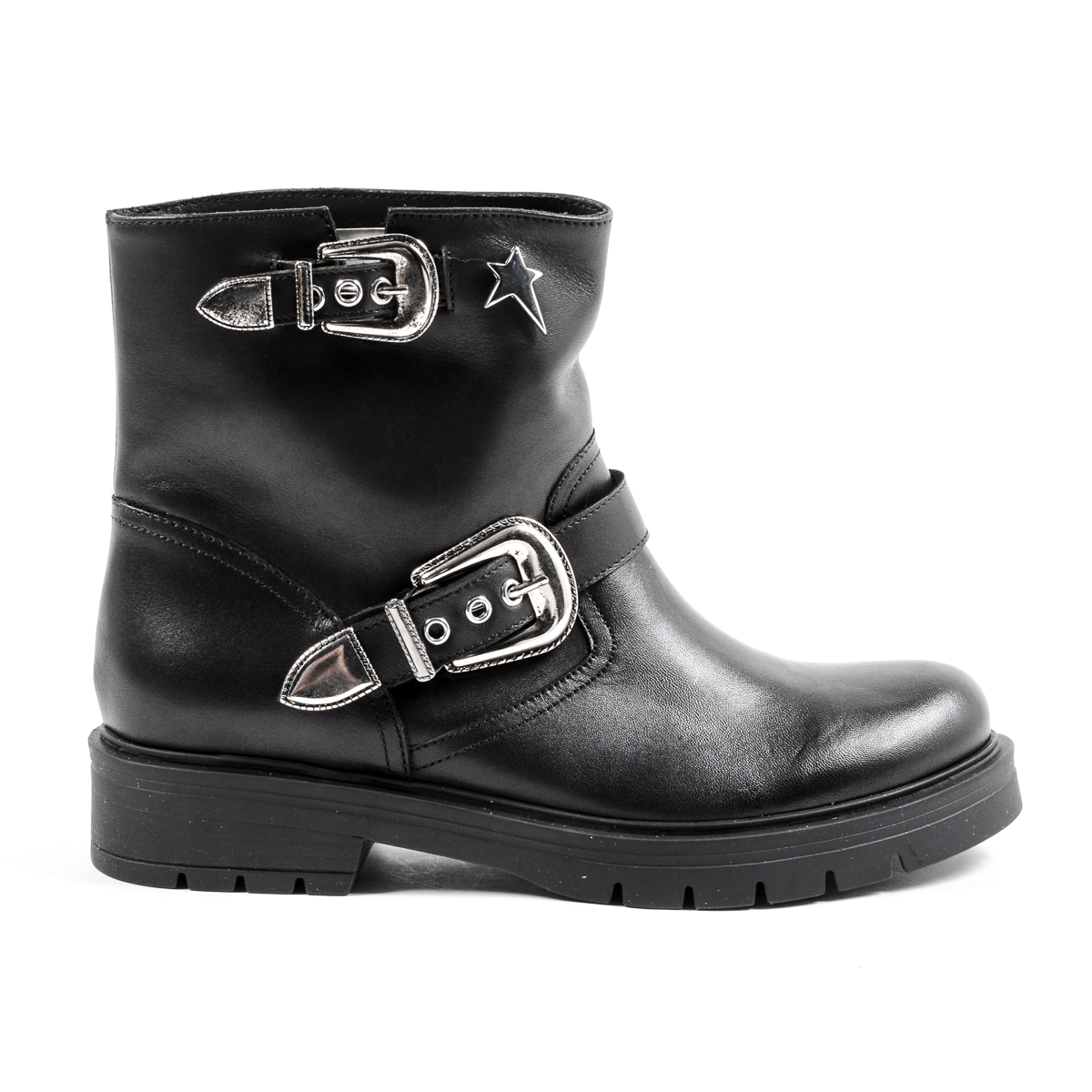 Andrew Charles Womens Short Boot Black CARLY