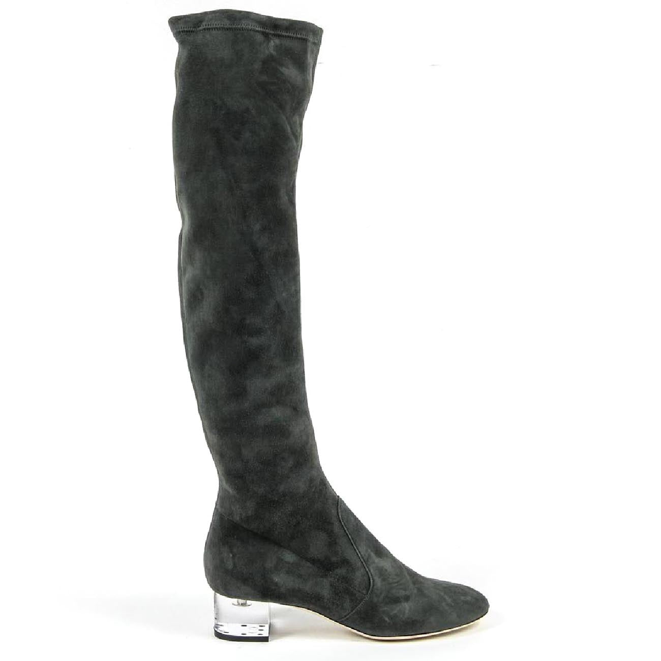Bota alta mujer V 1969 Italia 3123667 CAMOSCIO VERDE FERMO