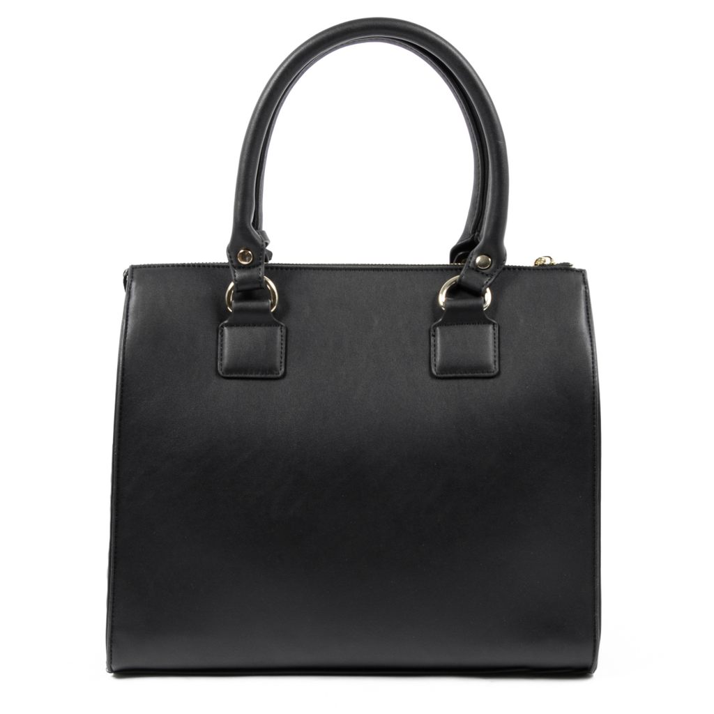 Bolso de mano para mujer V 1969 Italia, color negro, LISA