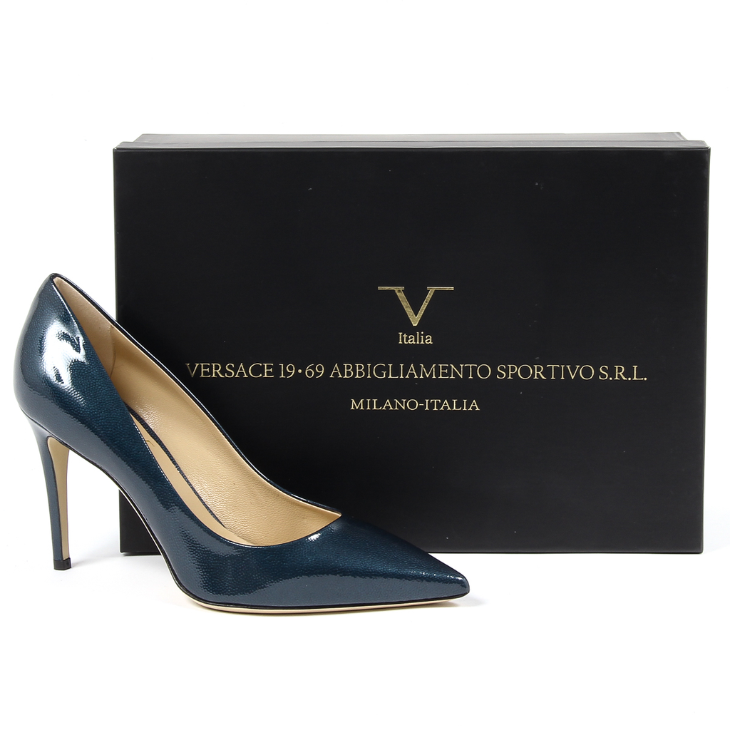 V 1969 Italia Womens Pump Dark Blue MINA
