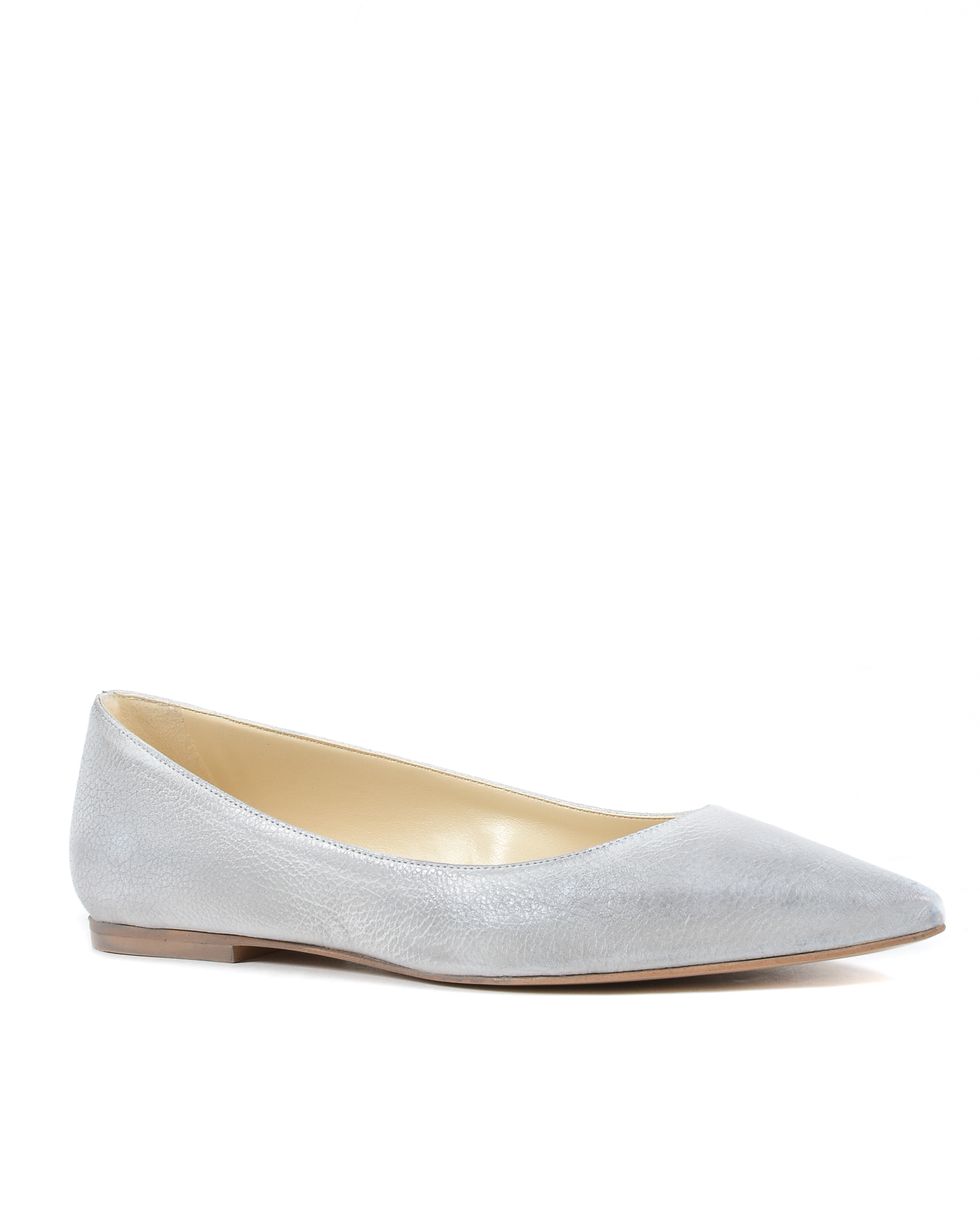 19V69 Italia Bailarina Mujer Blanco 4747 SPAZZOLATO NAPPA BIANCO