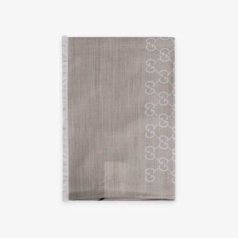 Bufanda Gucci para hombre 70x200 beige