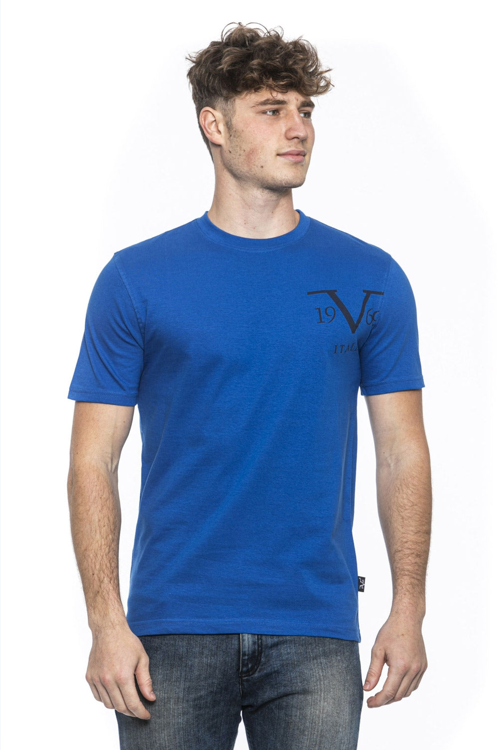 19V69 Italia Camiseta para hombre Azul MIKE ROYAL BLUE