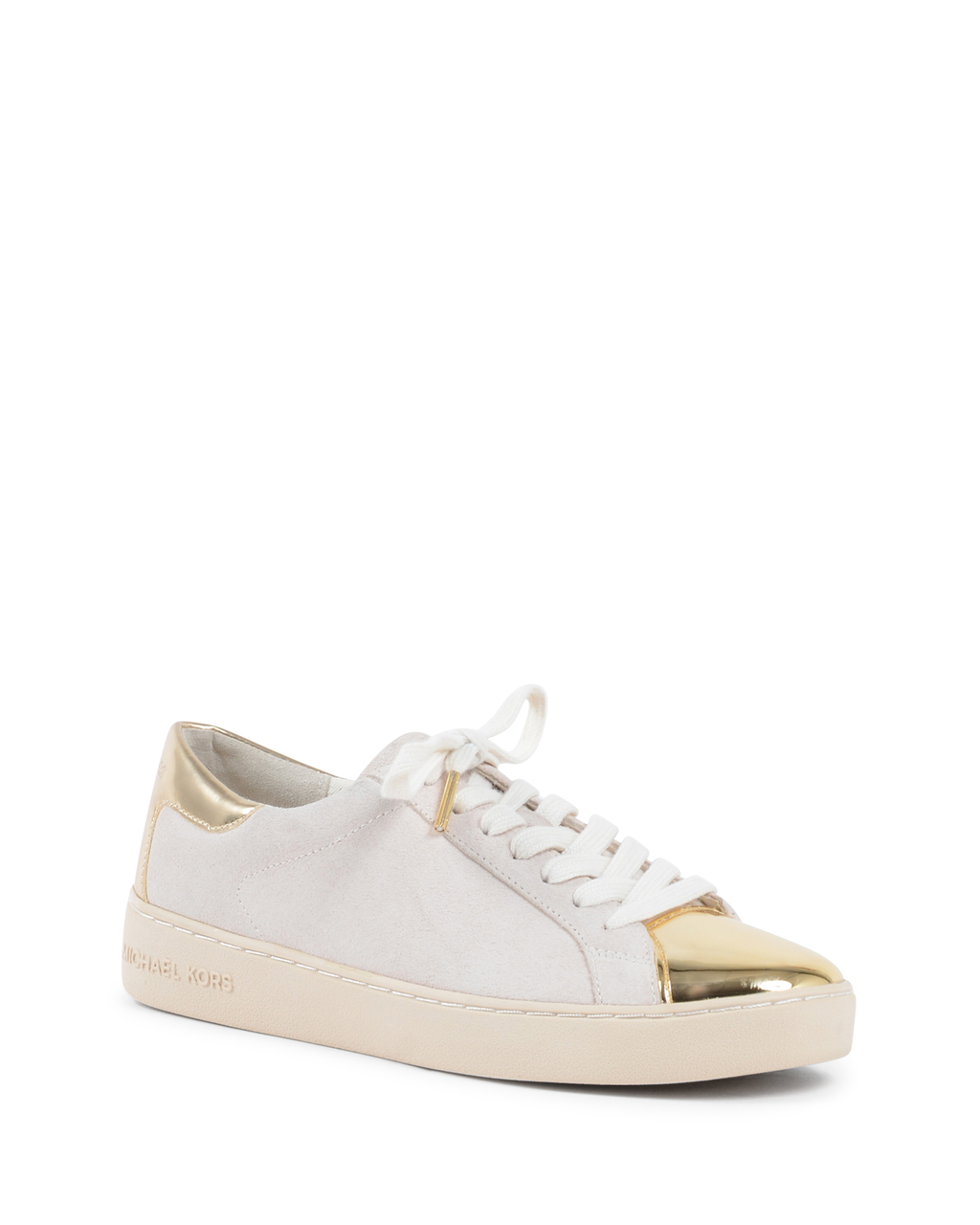 Zapatillas Michael Kors para mujer blancas y doradas FRANKIE