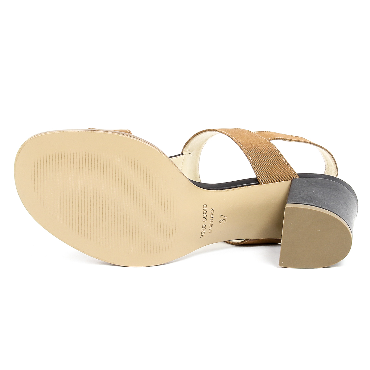 Sandalia V 1969 Italia para mujer, color negro, PERLA