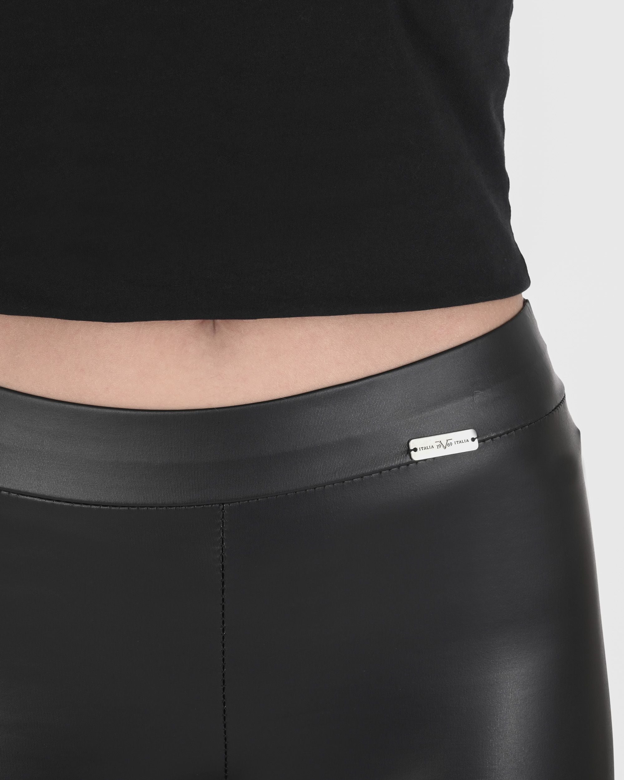 19V69 Italia Pantalones de mujer RIDER NEGRO