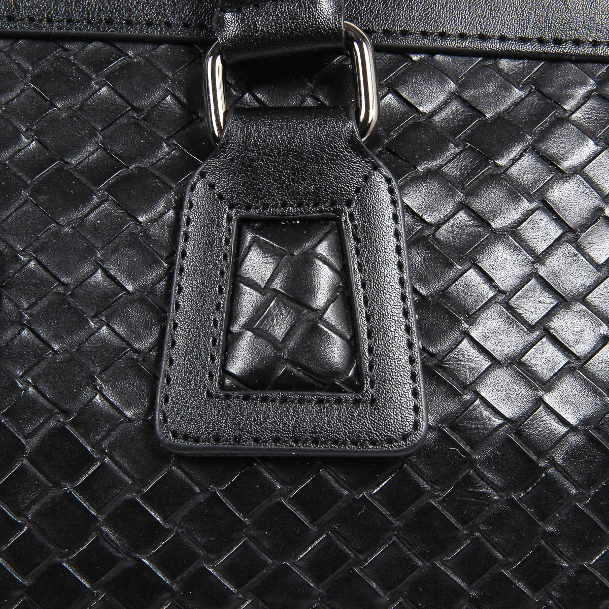 Bolso de mano para hombre V 1969 Italia negro WILLY