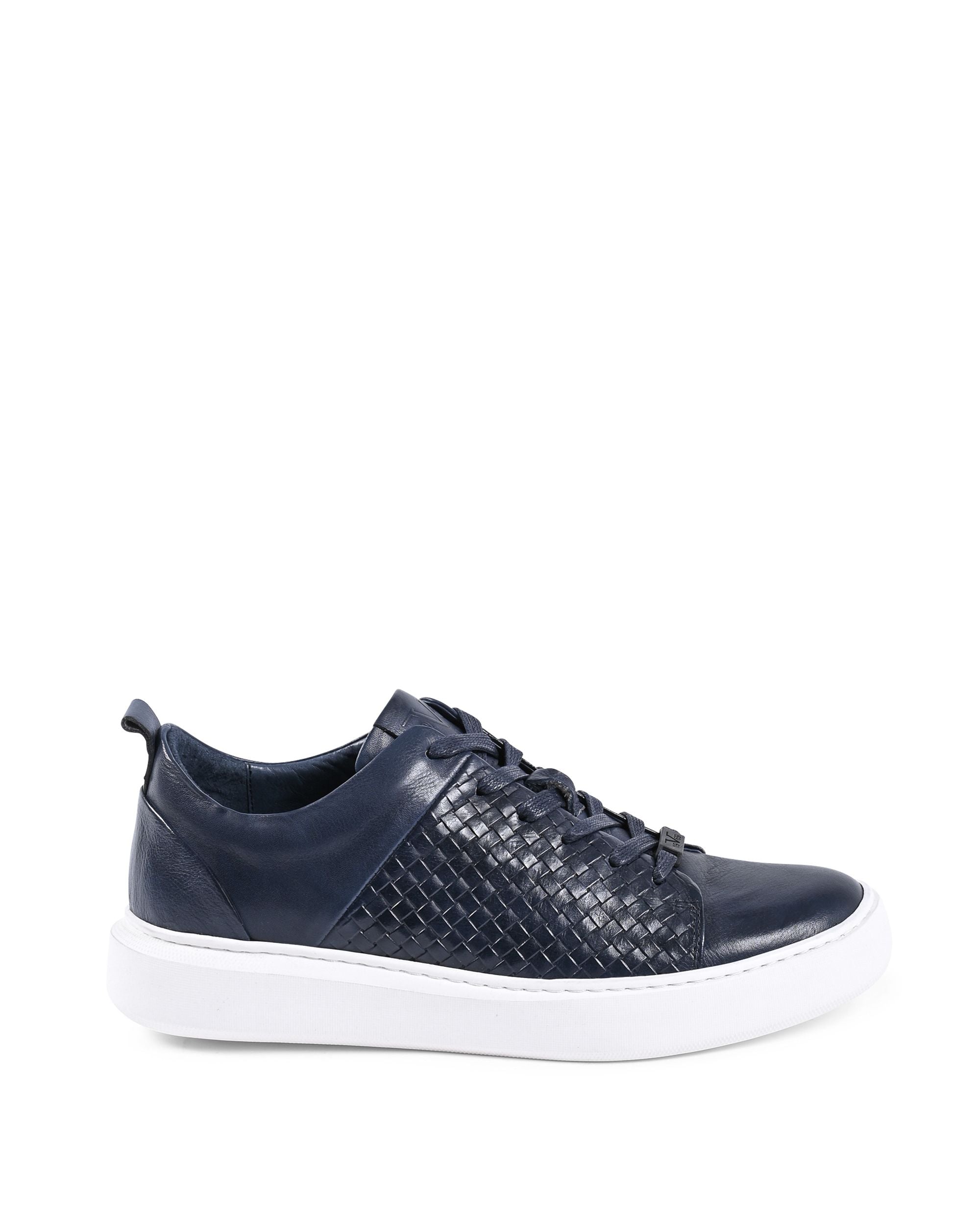 19V69 Italia Zapatillas para hombre Azul marino YO JZD18-1LB NAVY
