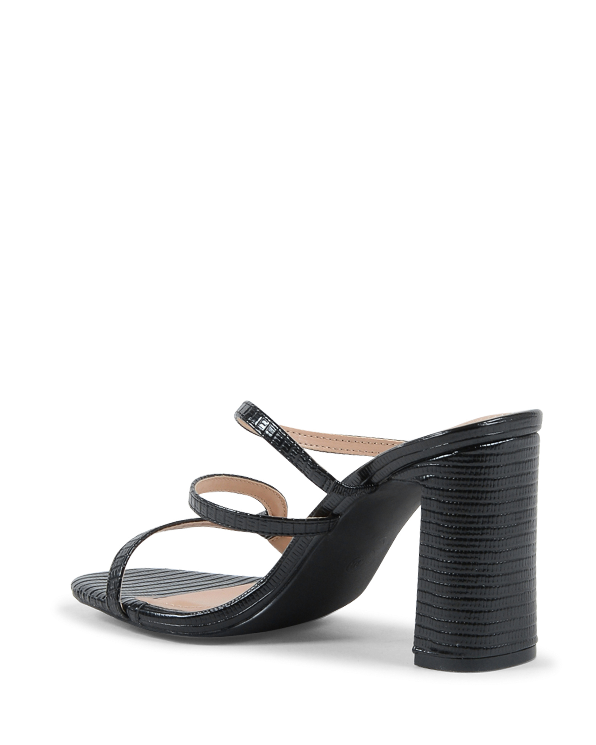 19V69 Italia Sandalias tipo mule para mujer, color negro V61 NEGRO