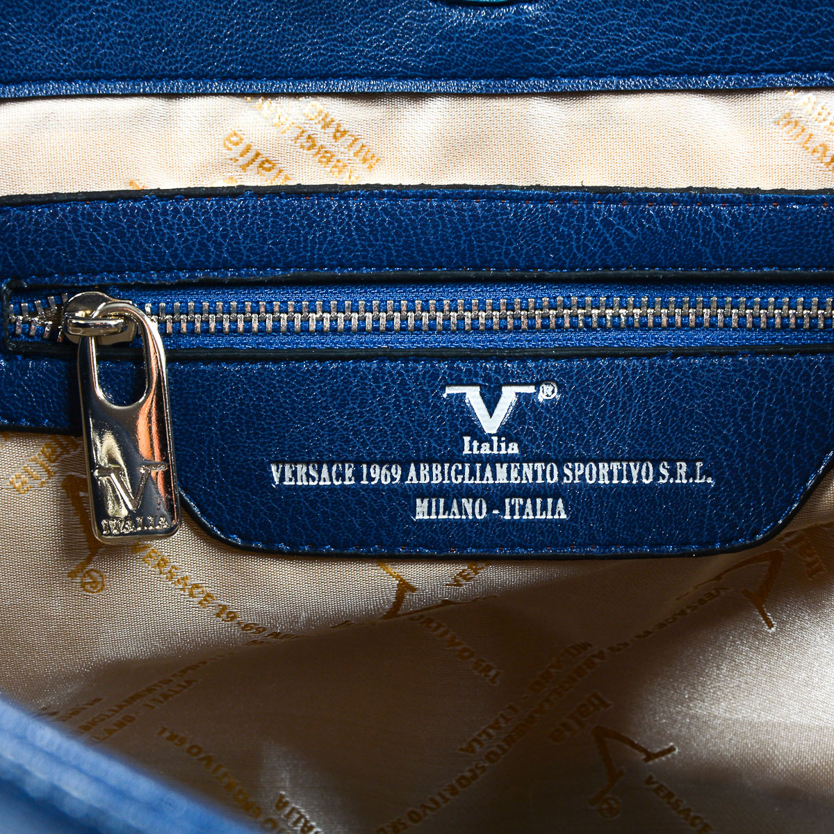 V 1969 Italia Womens Handbag Dark Blue MARION