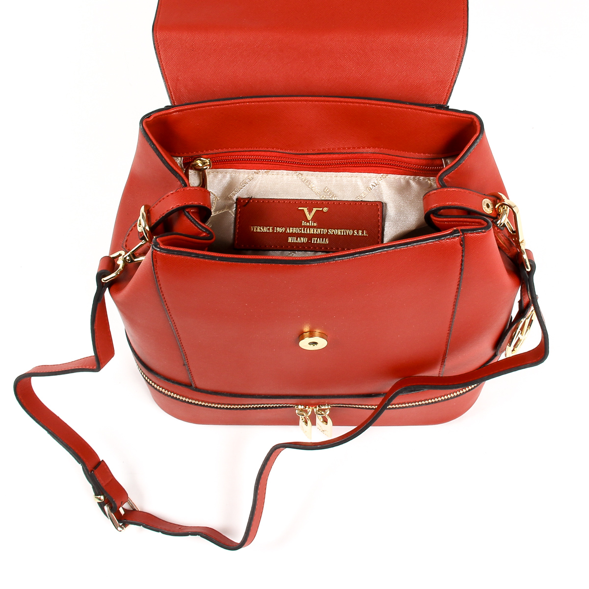 V 1969 Italia Womens Backpack Red STEFY