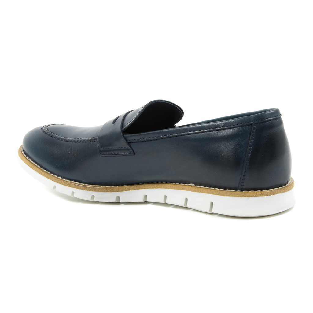 Mocasines Andrew Charles para hombre azul SEAN