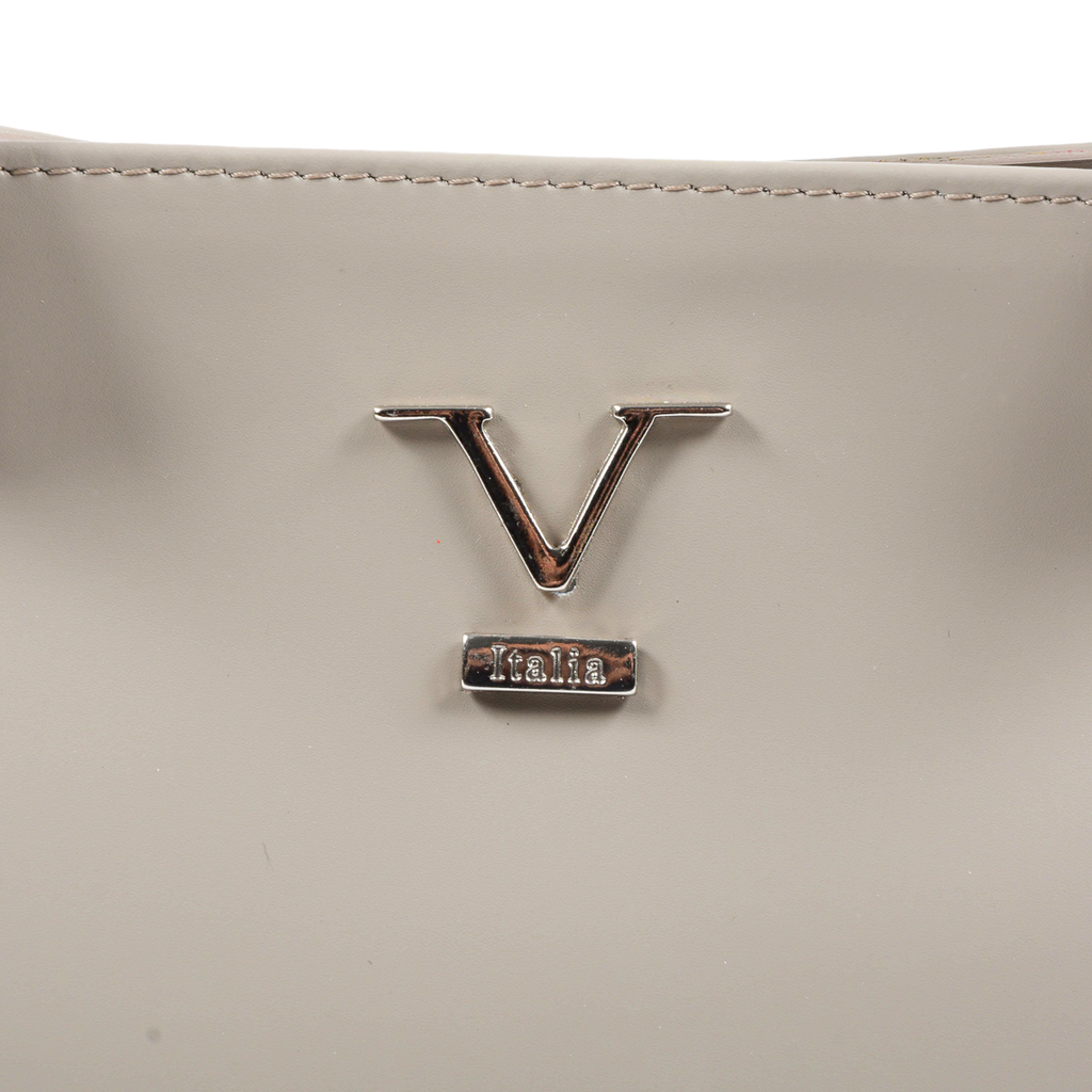 Bolso de mano para mujer V 1969 Italia color topo GLORY