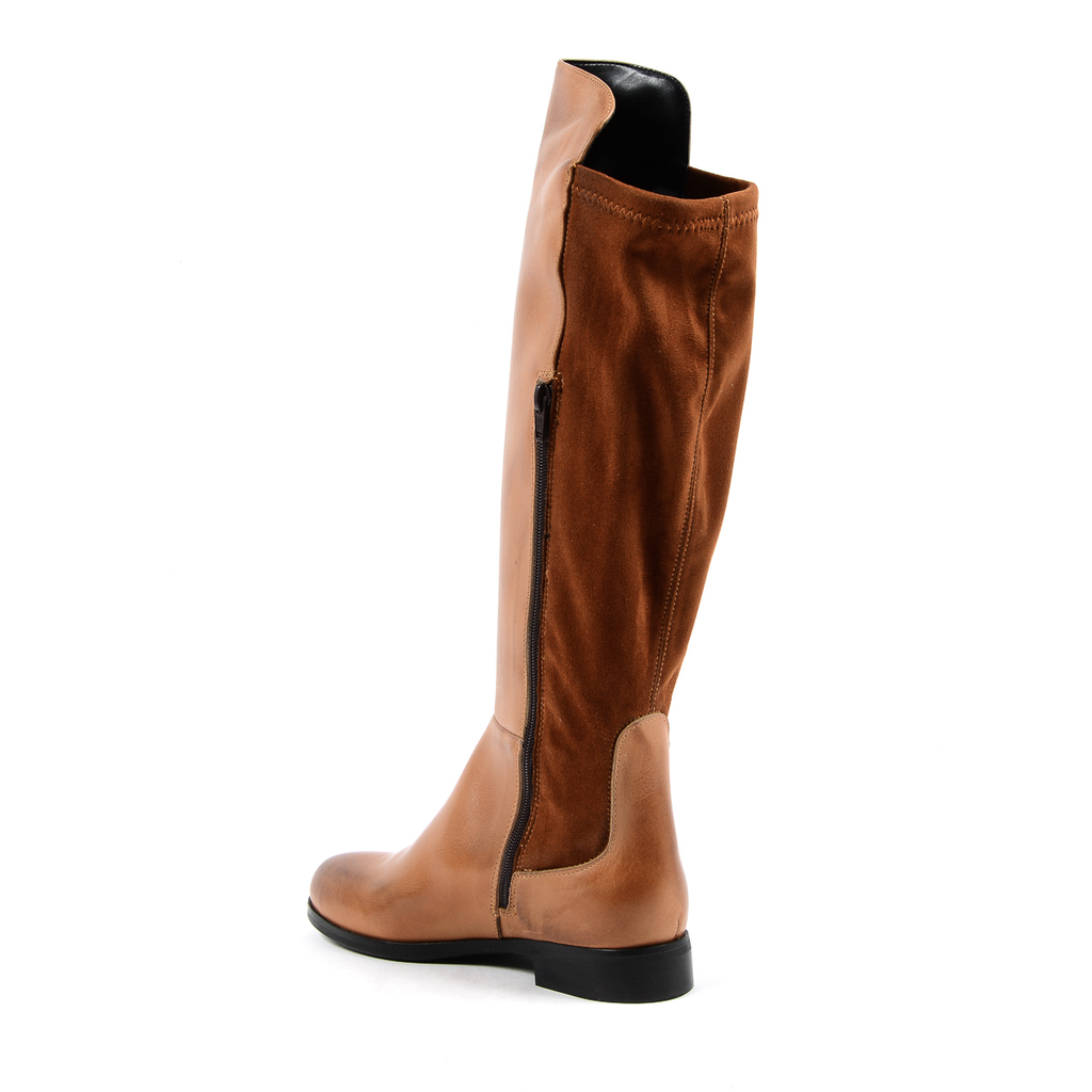 V 1969 Italia Bota alta para mujer marrón ELLIE