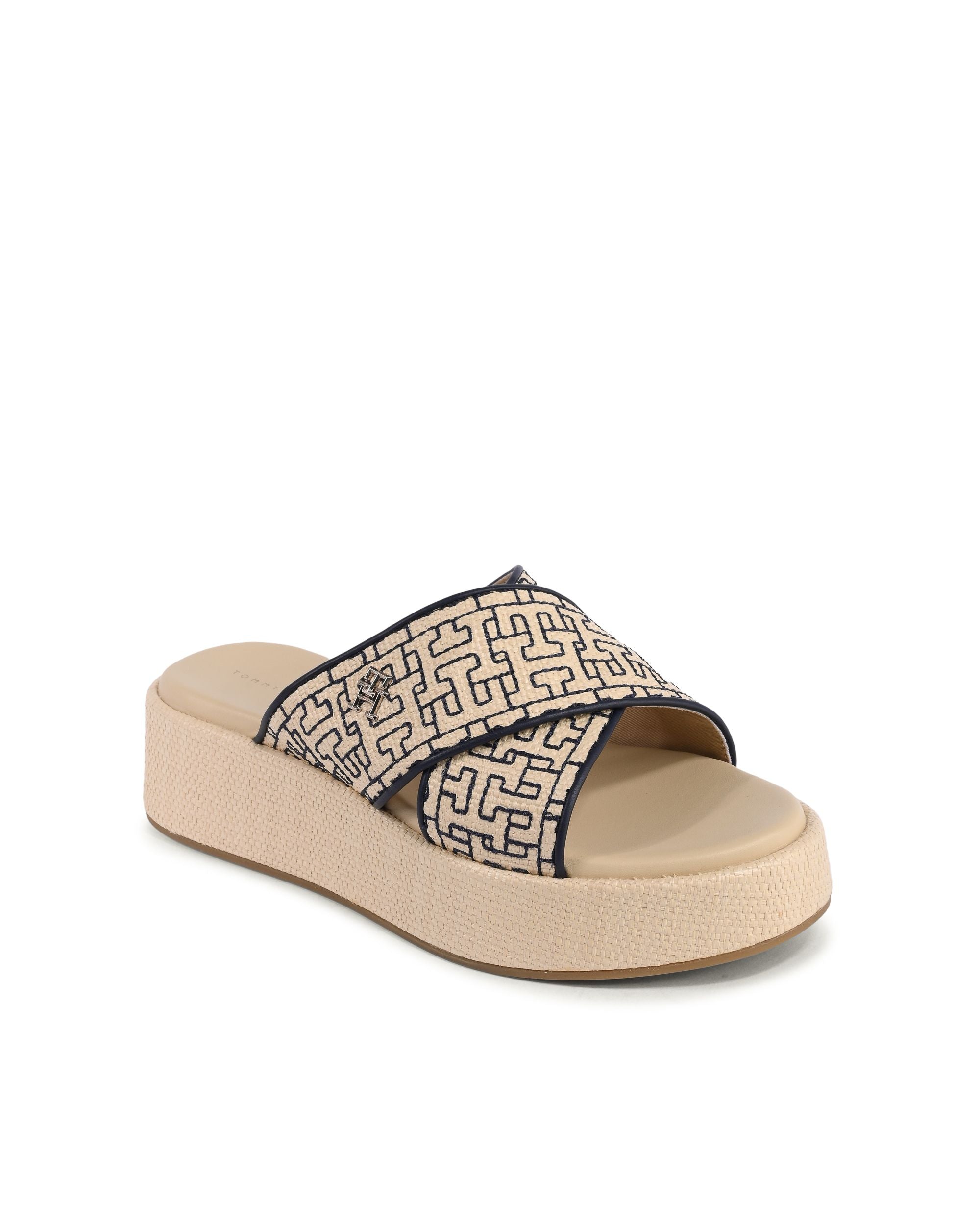 Sandalias Tommy Hilfiger para mujer BEIGE FW0FW078950F4