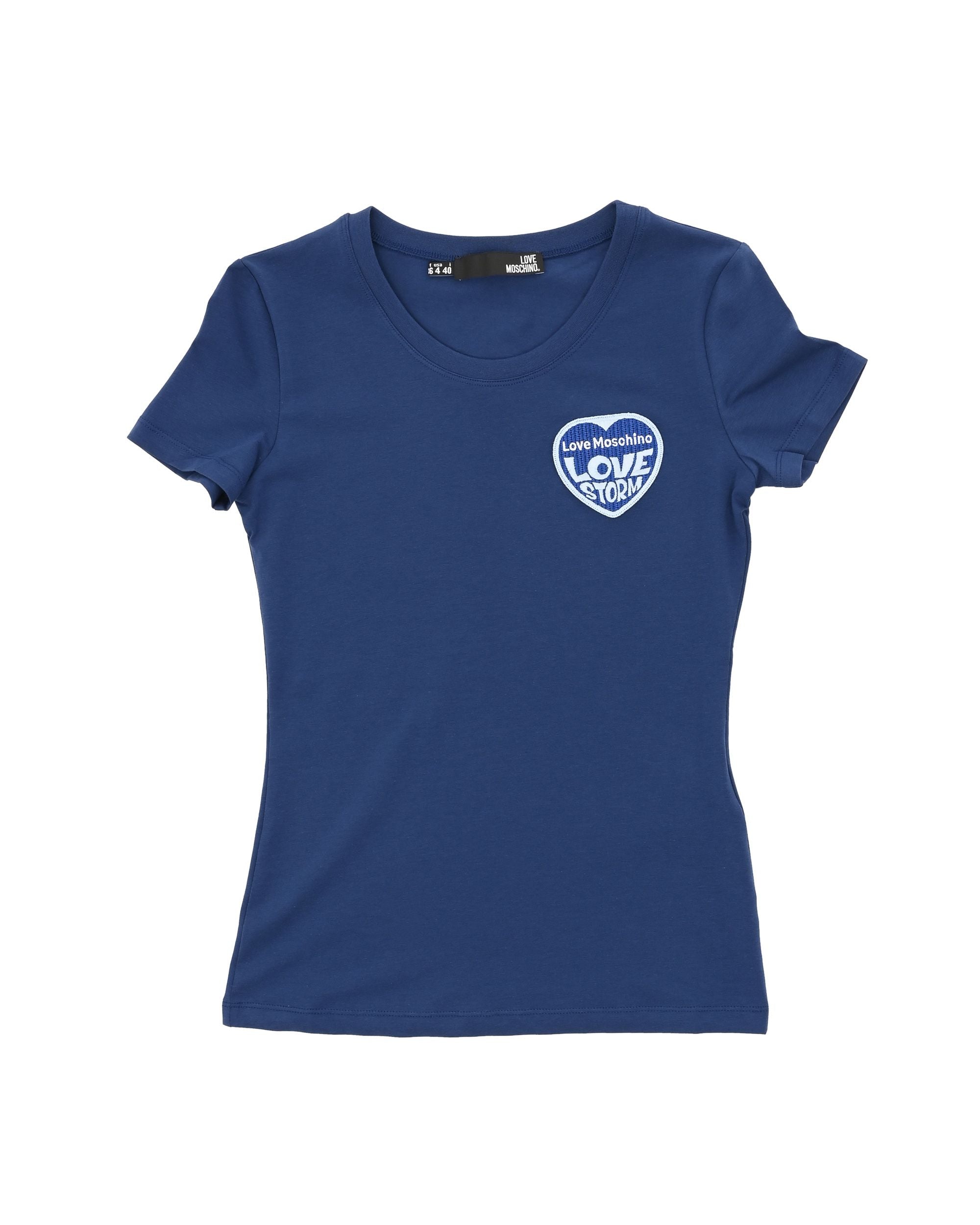 Camiseta Love Moschino para mujer W 4 H19 80 E 1951 Y57 AZUL