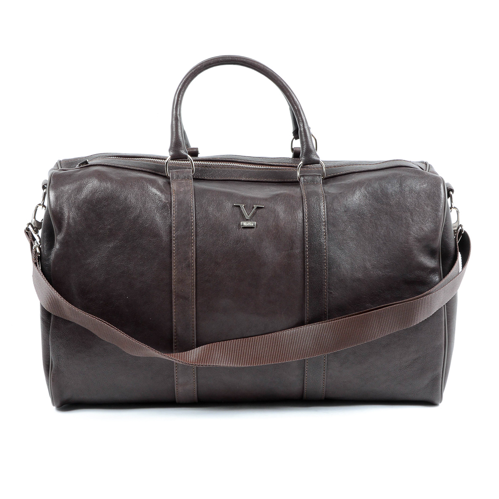 Bolso deportivo para hombre V 1969 Italia marrón BERLINO