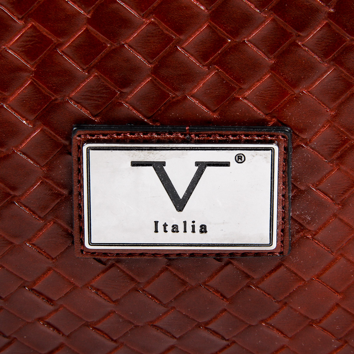 Bolso de mano para hombre V 1969 Italia rojo oscuro GARY
