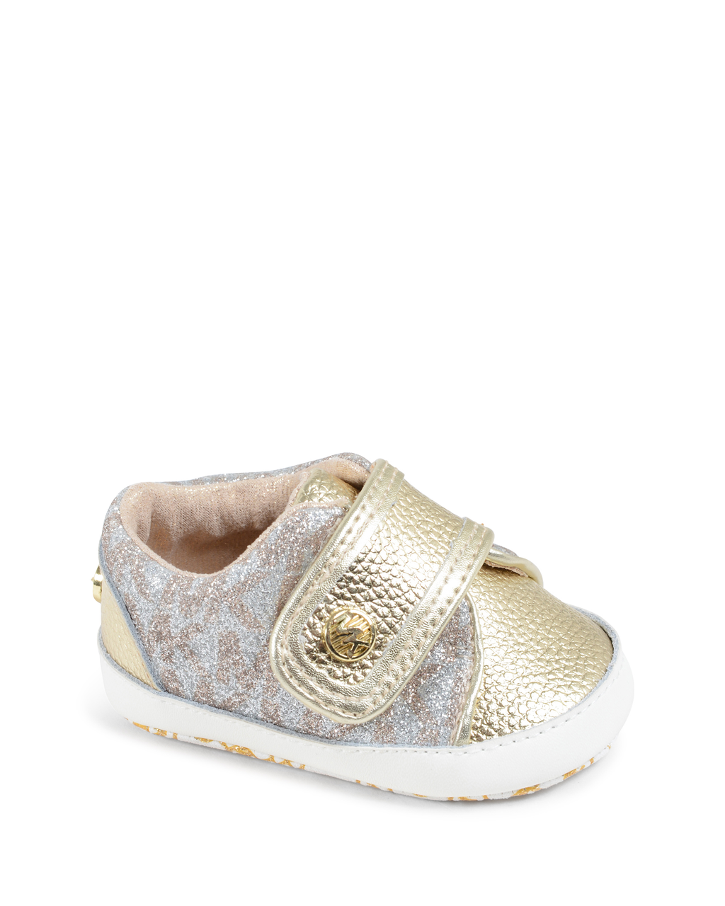 Zapatillas Michael Kors para niñas Prewalker doradas ZIA BABY SKIP GLD SLV