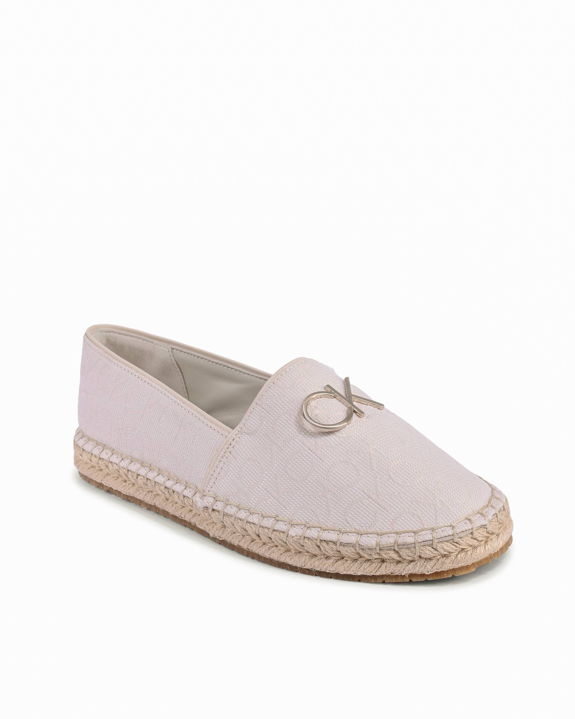 Alpargatas Calvin Klein para mujer blancas HW0HW0145802R