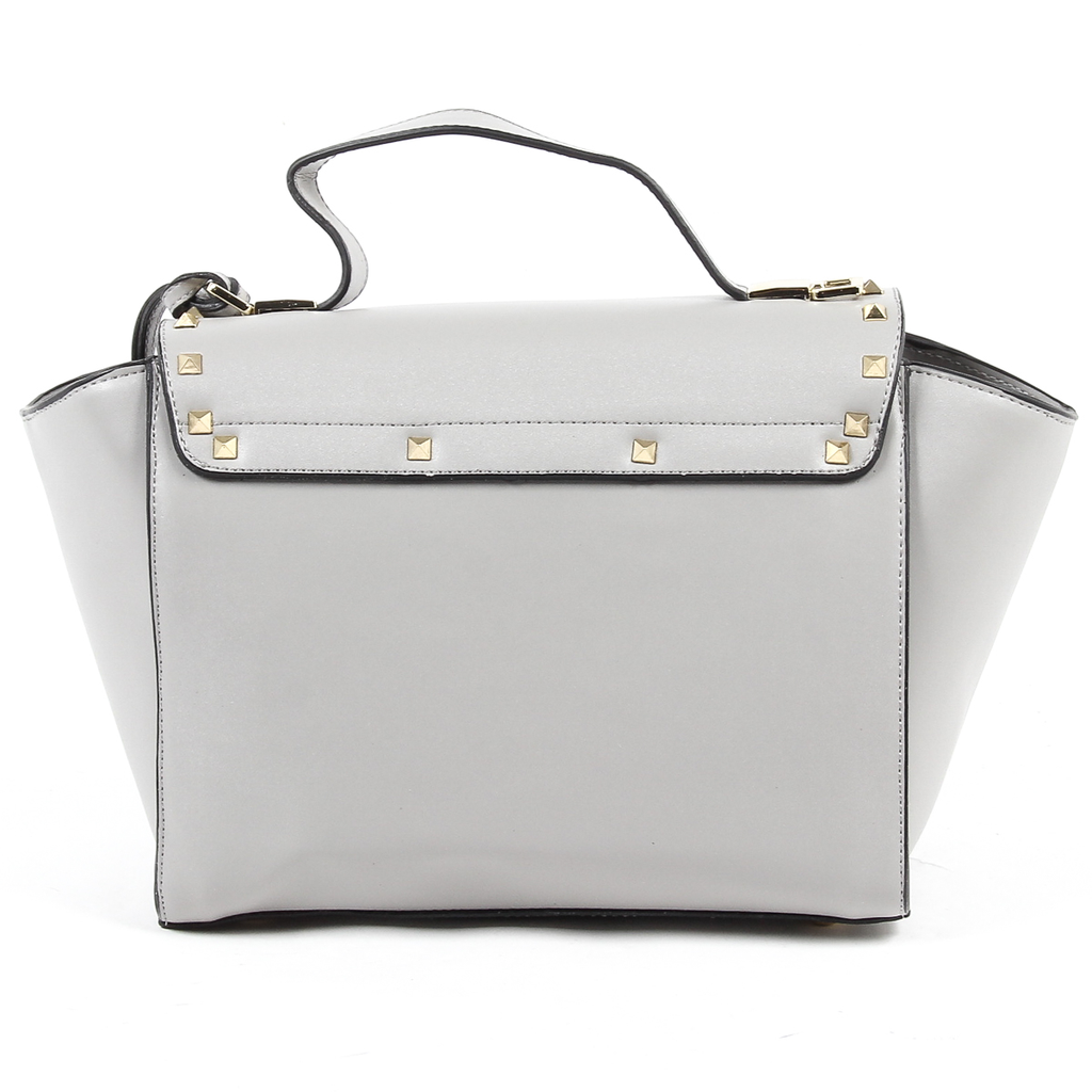 Bolso de mano Andrew Charles para mujer gris claro JAIME