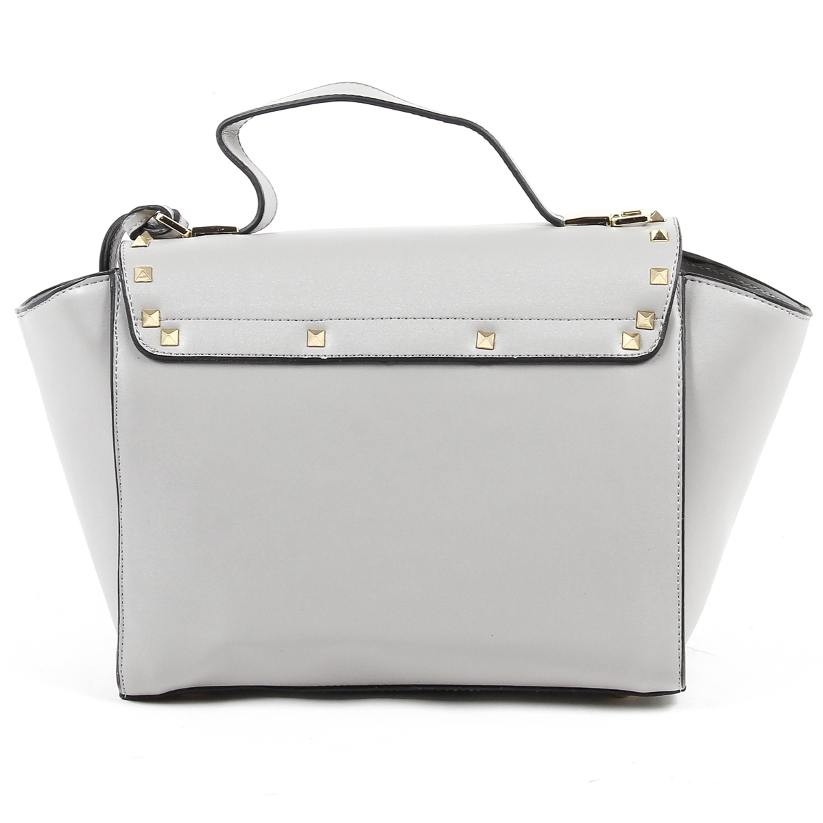 Bolso de mano Andrew Charles para mujer gris claro JAIME