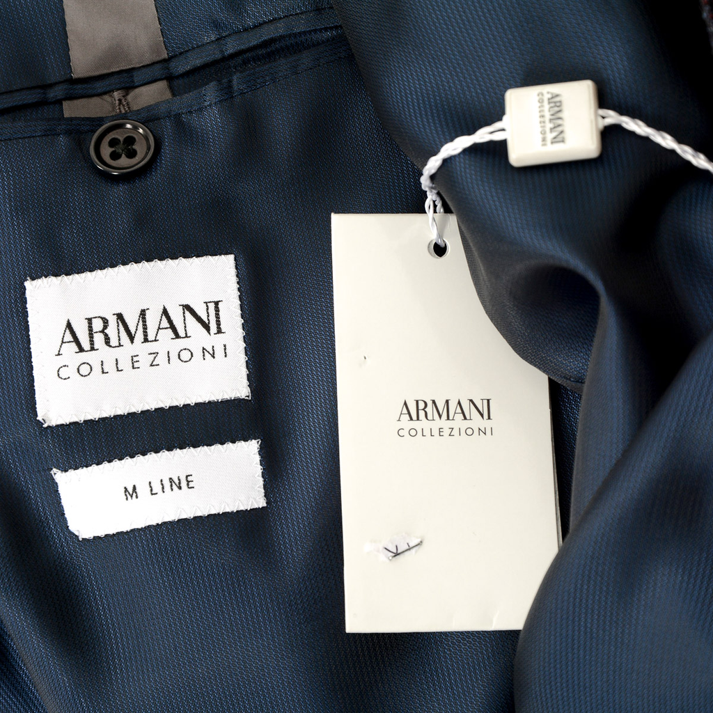 Armani Collezioni Mens Jacket Dark Blue