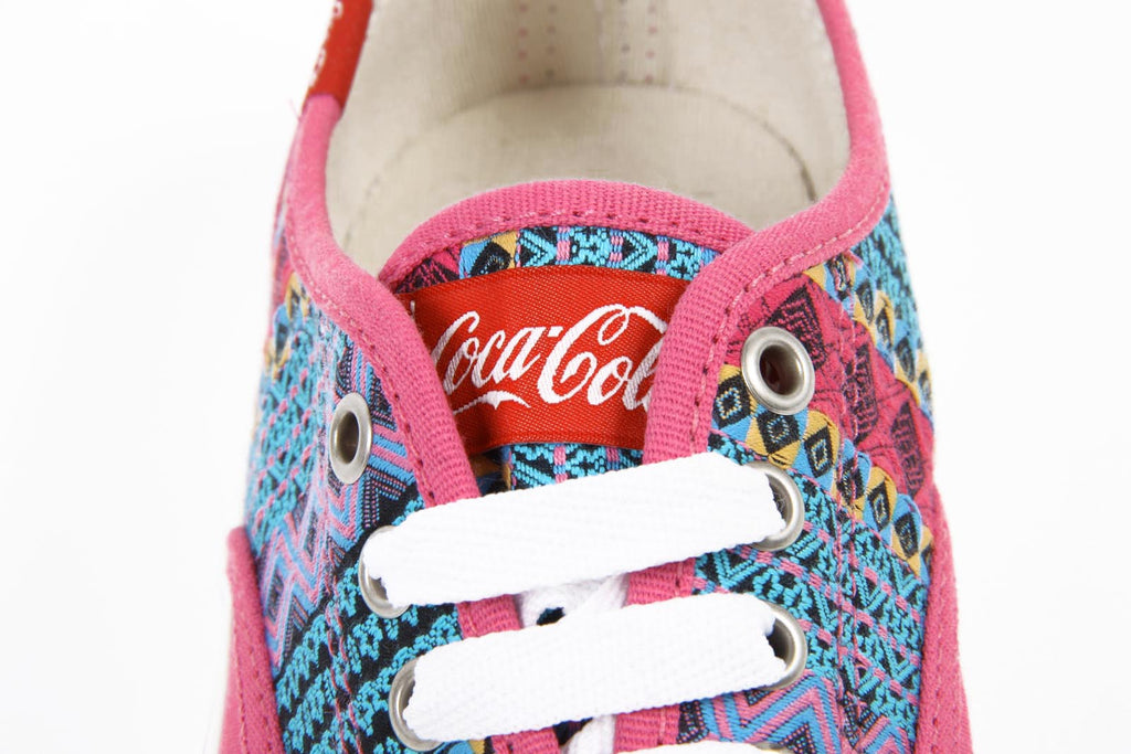 Zapatillas de mujer Coca Cola CCA0713 KICK ETNIC PINK