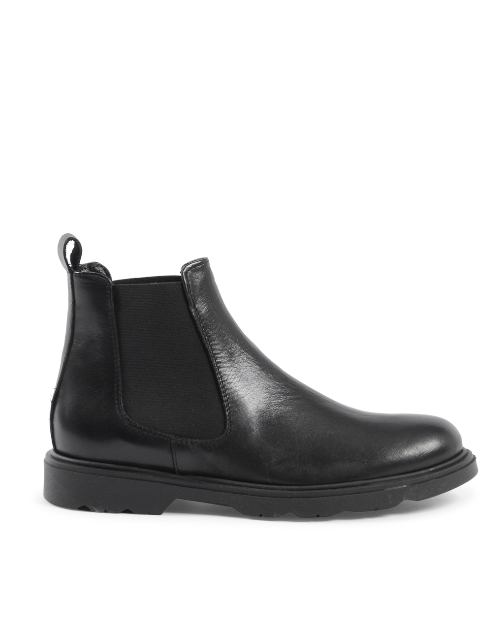 19V69 Italia Mens Ankle Boot Black 182350 CRUST NERO